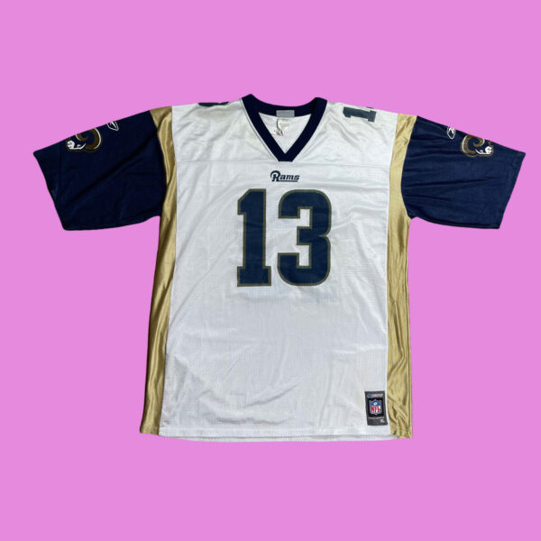 Vintage Reebok NFL St. Louis Rams Kurt Warner Jersey