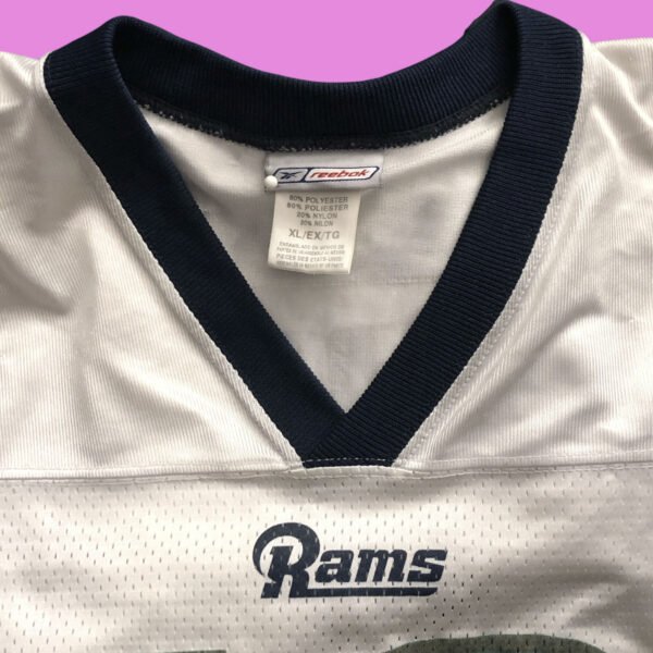 Vintage Reebok NFL St. Louis Rams Kurt Warner Jersey - Image 4