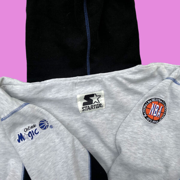 90´s Starter Orlando Magic NBA Hoodie L-XL - Image 3