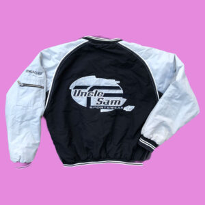 Vintage Uncle Sam Racing Jacket Large