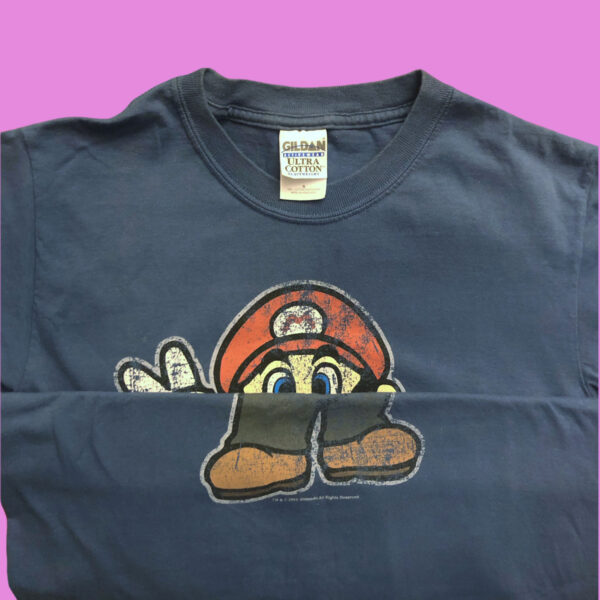 Vintage Mario T-Shirt 2005 Small - Image 2