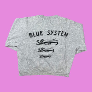 Vintage Blue System Crewneck Large