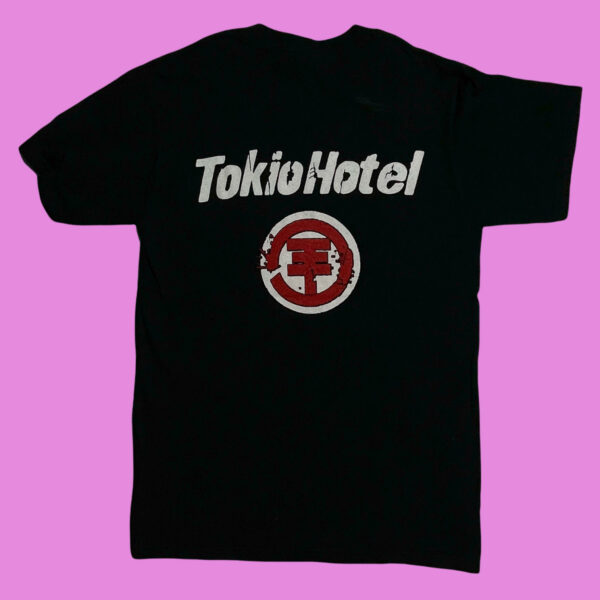Vintage Tokio Hotel Double Sided T-Shirt S-M - Image 2