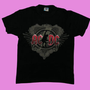 Vintage AC/DC Black Ice Tour 2008/09 Double Sided  T-Shirt