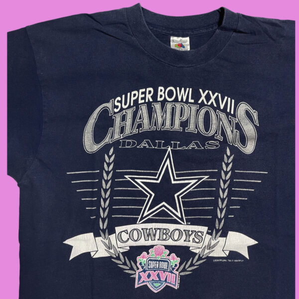 Vintage Dallas Cowboys Super Bowl XXVII Champions 1993 - Image 2