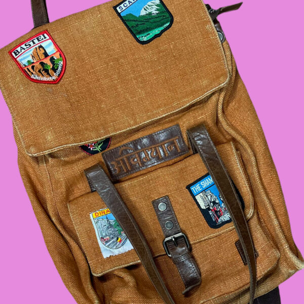 Vintage Travel Backpack OS - Image 2