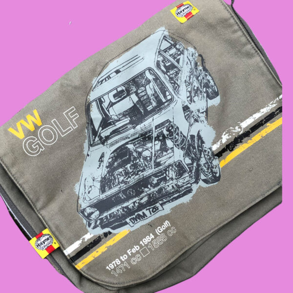 Vintage Volkswagen Golf Shoulder Bag - Image 2