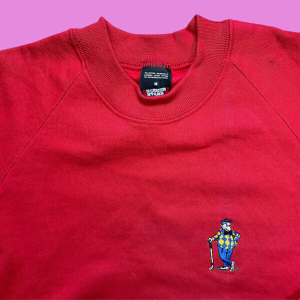 90s Screen Stars Golf Crewneck Medium - Image 3