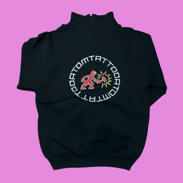 90s DogTroep Atom Tattoo Halfzip XL