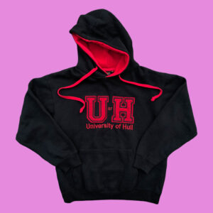 Vintage University of Hull Embroided Hoodie