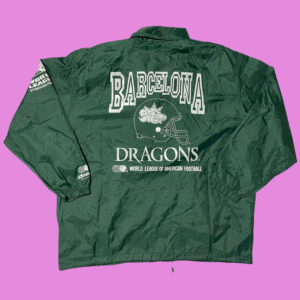 90s Barcelona Dragons WLAF Windbreaker