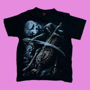 Vintage Skeleton Double Sided T-Shirt