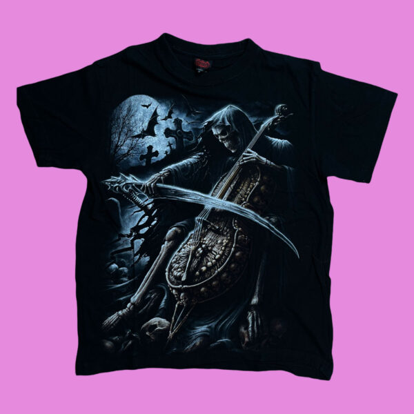 Vintage Skeleton Double Sided T-Shirt