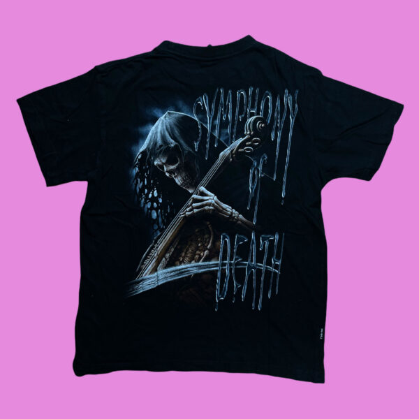 Vintage Skeleton Double Sided T-Shirt - Image 2