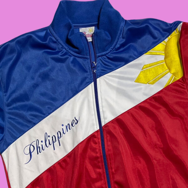 Vintage Philippines Track Jacket S-M - Image 3