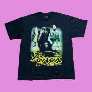 Vintage Poison Band T-shirt L