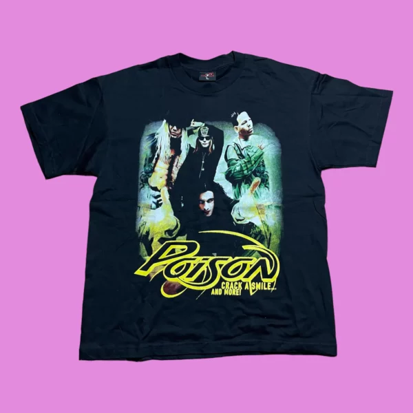 Vintage Poison Band T-shirt L