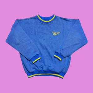 Vintage Reebok Striped Crewneck