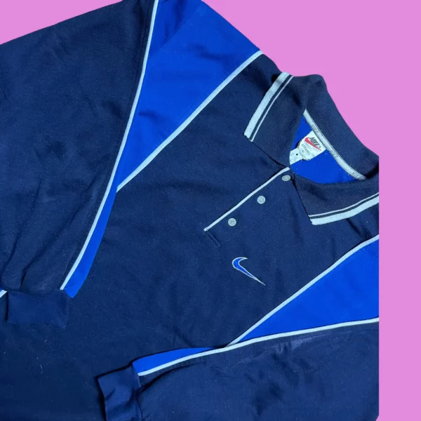 Vintage Nike Button Up Sweatshirt - Image 2