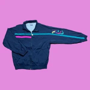 Vintage Fila Sleeve Logo Windbreaker
