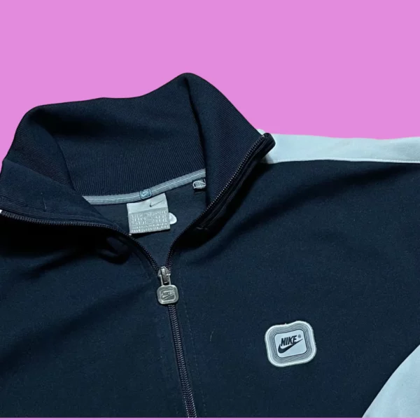 Vintage Nike Track Jacket Navy - Image 2