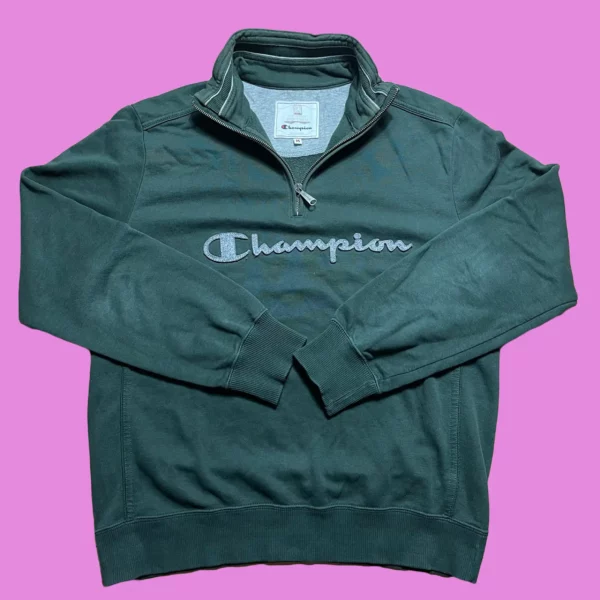Vintage Champion Embroided Halfzip