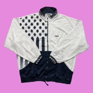Vintage Fila Striped Windbreaker