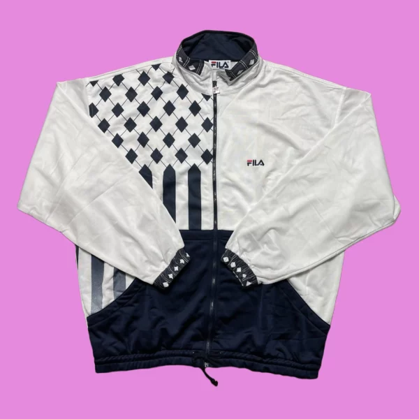 Vintage Fila Striped Windbreaker