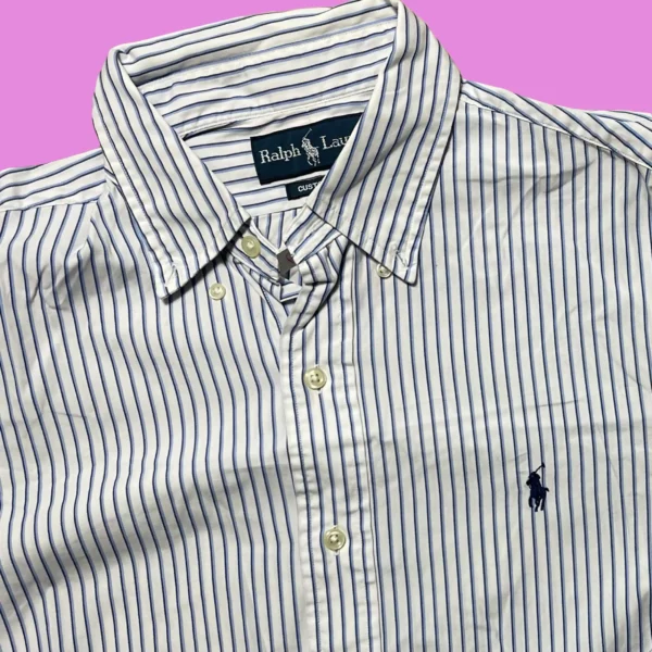 Vintage Ralph Lauren Striped Shirt - Image 2
