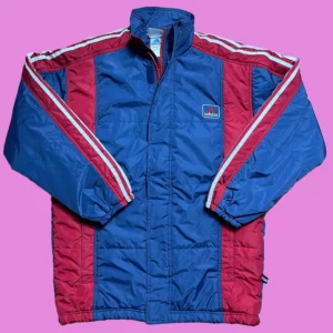 Vintage Adidas 3 Striped Warmer Jacket