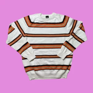 Vintage Hugo Boss Striped Jumper