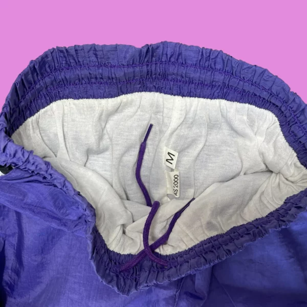 Vintage Purple Track Pants M-L - Image 2