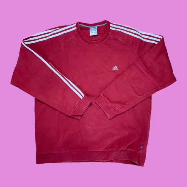 Vintage Adidas 3 Striped Crewneck 2007