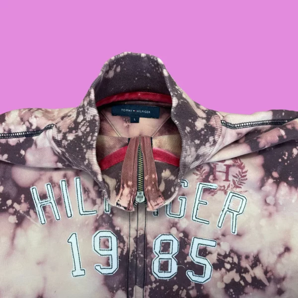 Vintage Tommy Hilfiger Tie Dye Zip - Image 3