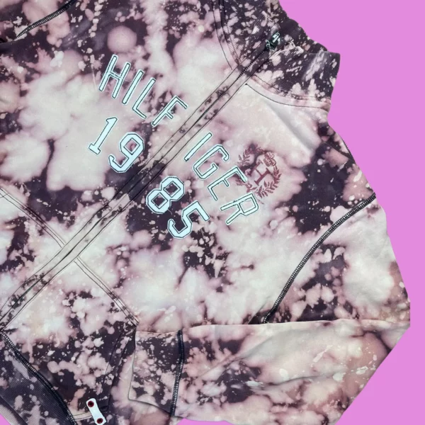 Vintage Tommy Hilfiger Tie Dye Zip - Image 2