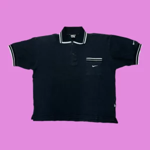 90s Nike Pocket Boxy Polo M-L