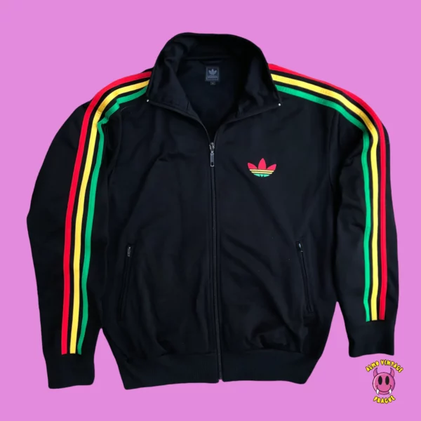 Vintage Adidas Rasta Track Jacket 2007