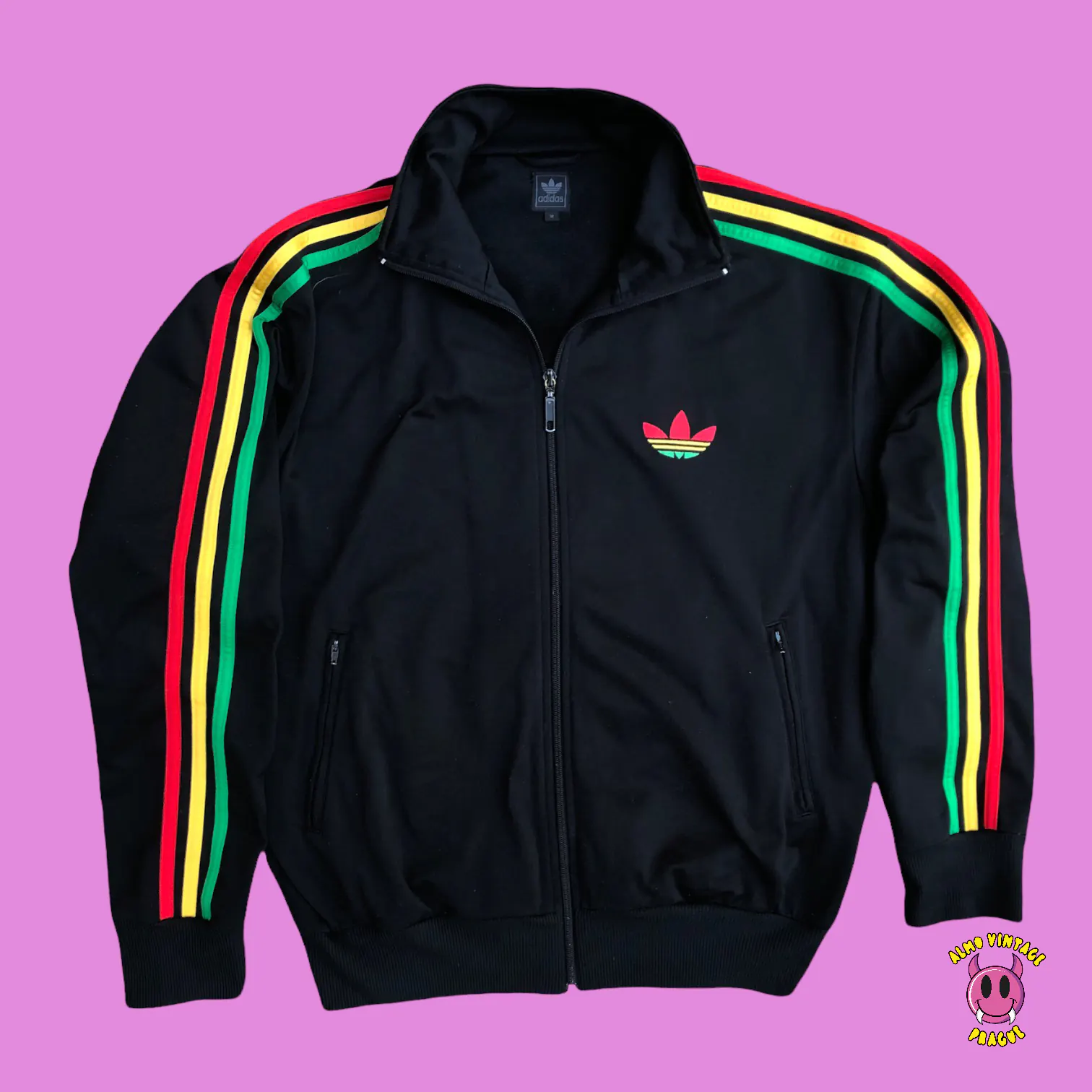 Vintage Adidas Rasta Track Jacket 2007 ⋆ ALMO vintage