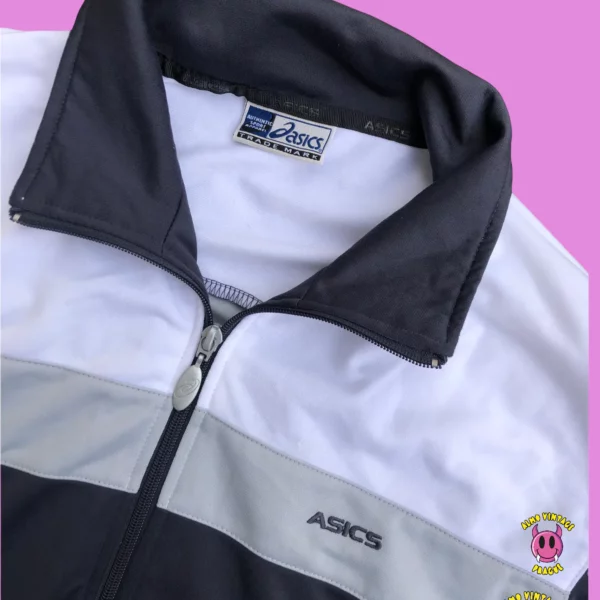 Vintage Asics Track Jacket Large - Image 2