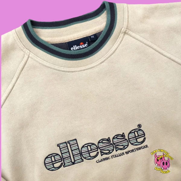 Vintage Ellesse Embroided Crewneck - Image 2