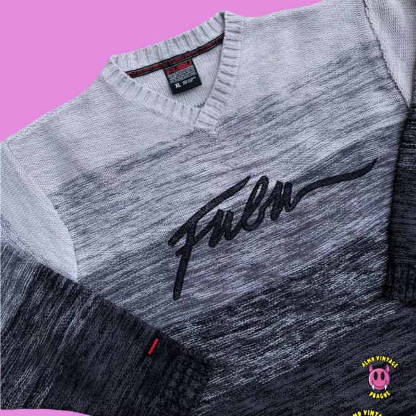 Vintage Fubu V-Neck Sweater XL - Image 2