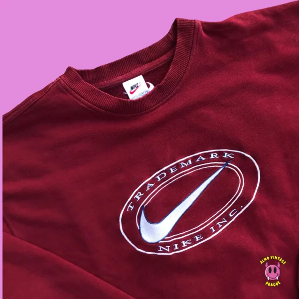 Vintage Nike Big Swoosh Crewneck - Image 2