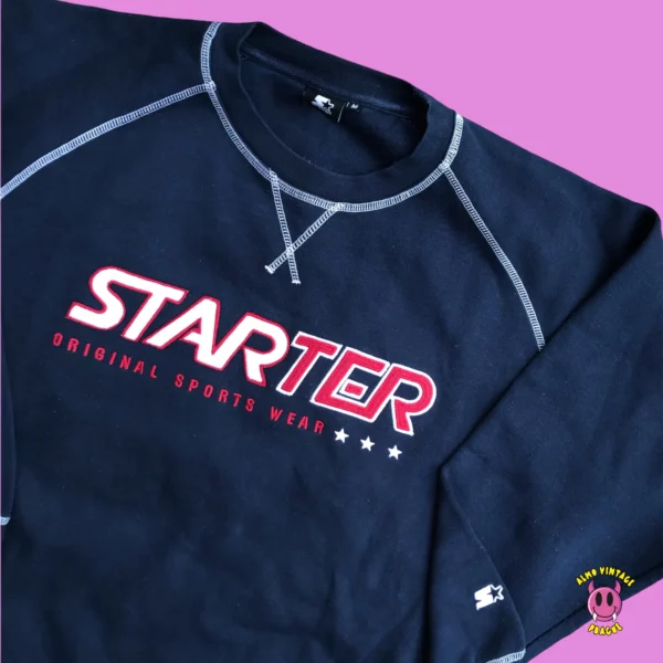 Vintage Starter Embroided Crewneck - Image 2