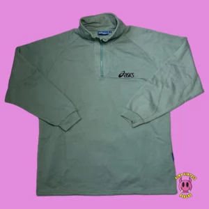 Vintage Asics Halfzip Medium