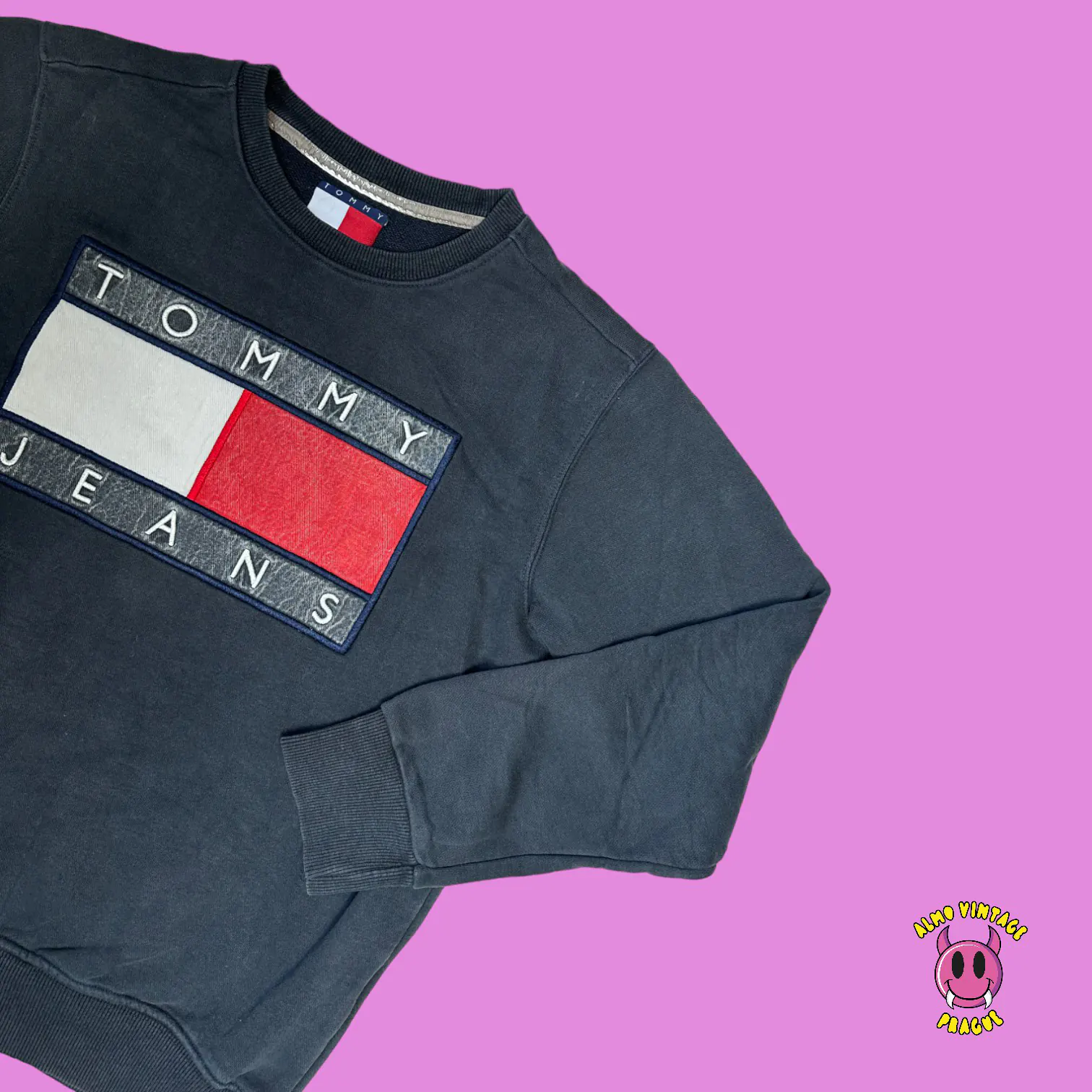 Vintage Tommy Jeans Crewneck WMNS S - Image 2