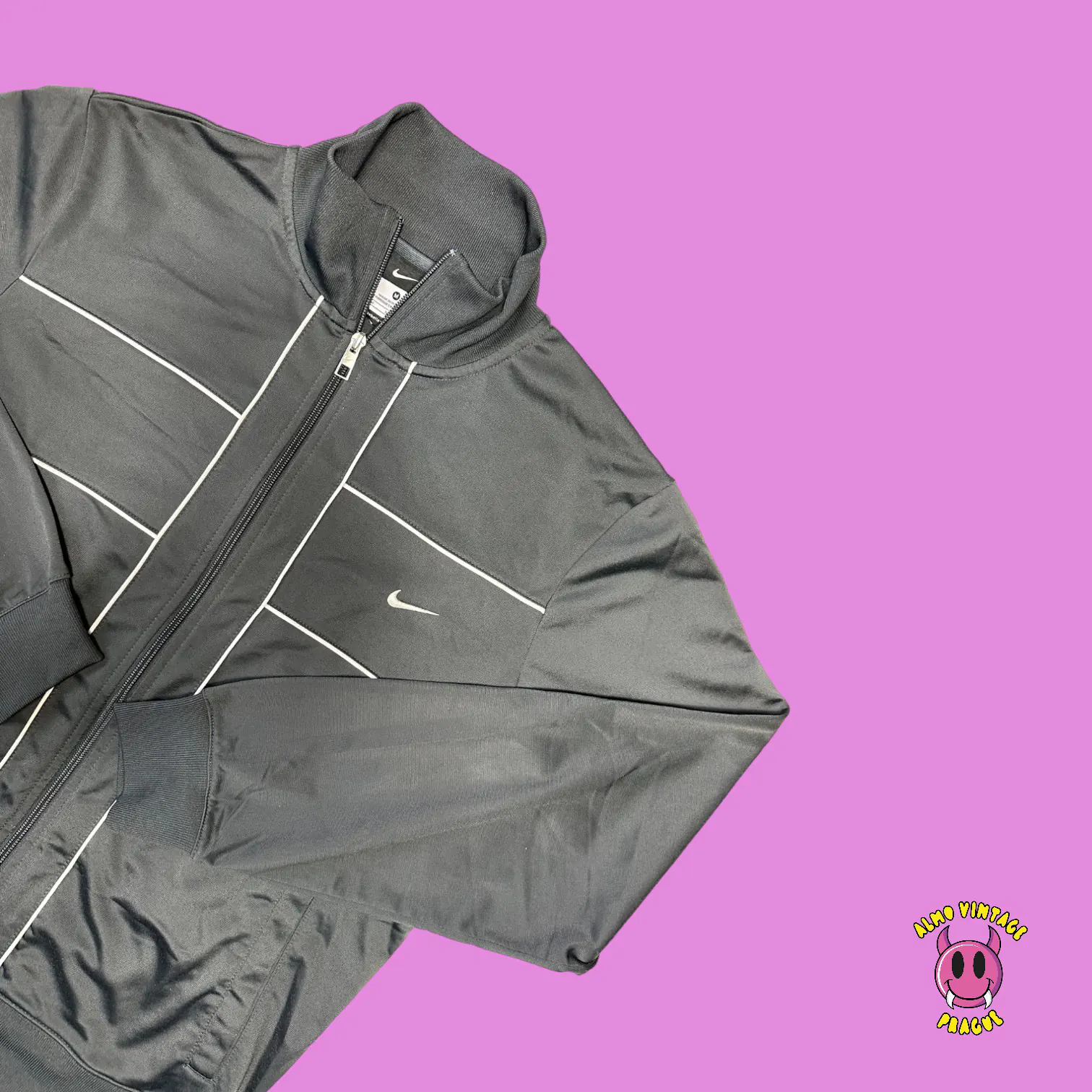 Vintage Nike Track Jacket WMNS M - Image 2