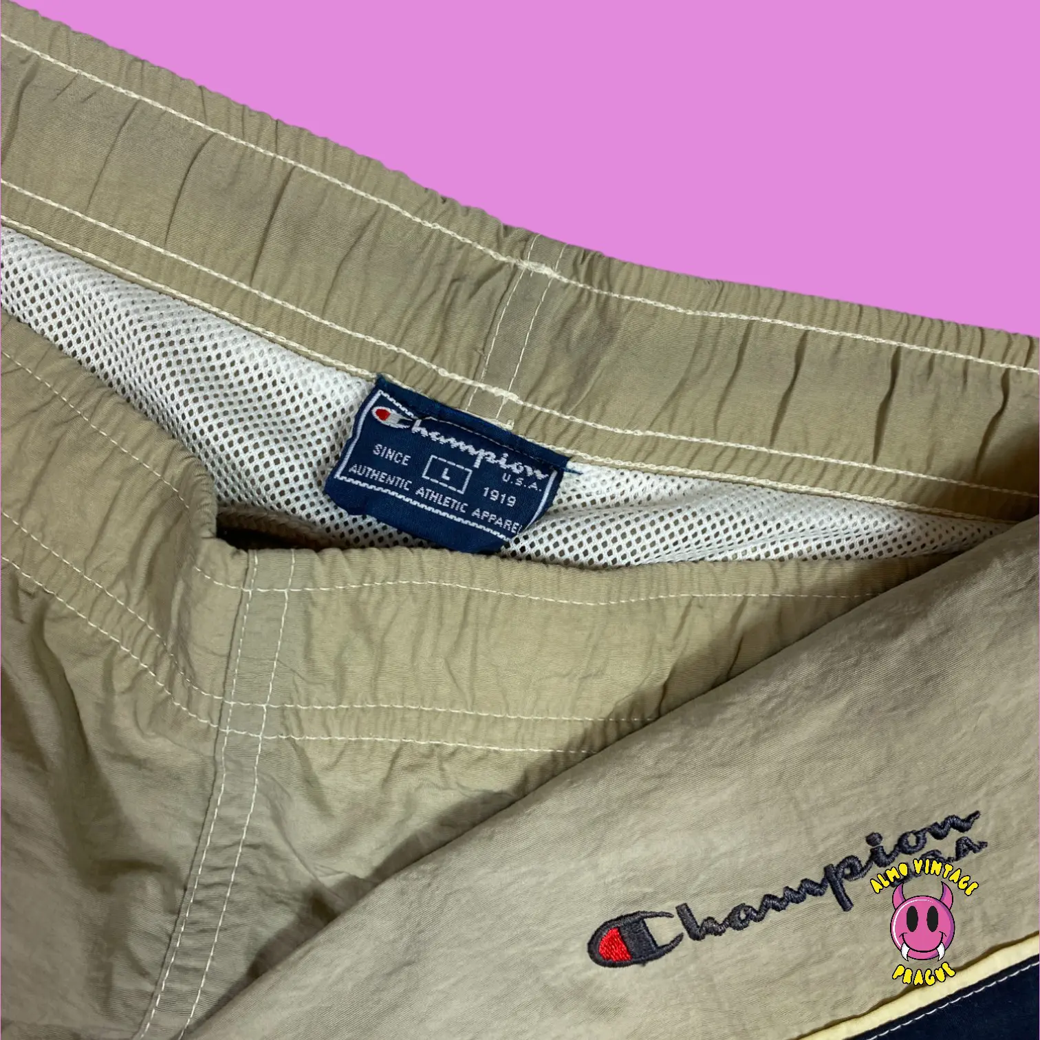 Vintage Champion U.S.A. Shorts XL-XXL - Image 2