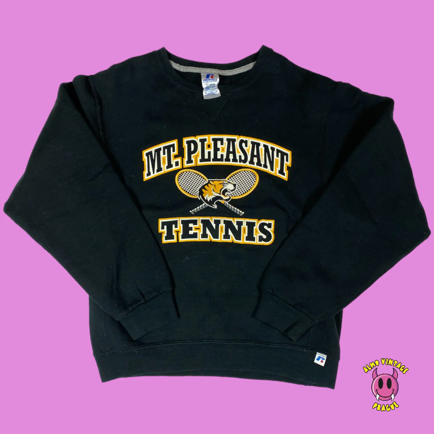 Vintage Russell Mt. Pleasant Tennis Crewneck