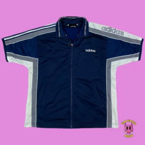 Vintage Adidas Short Sleeve Track Jacket XL-XXL