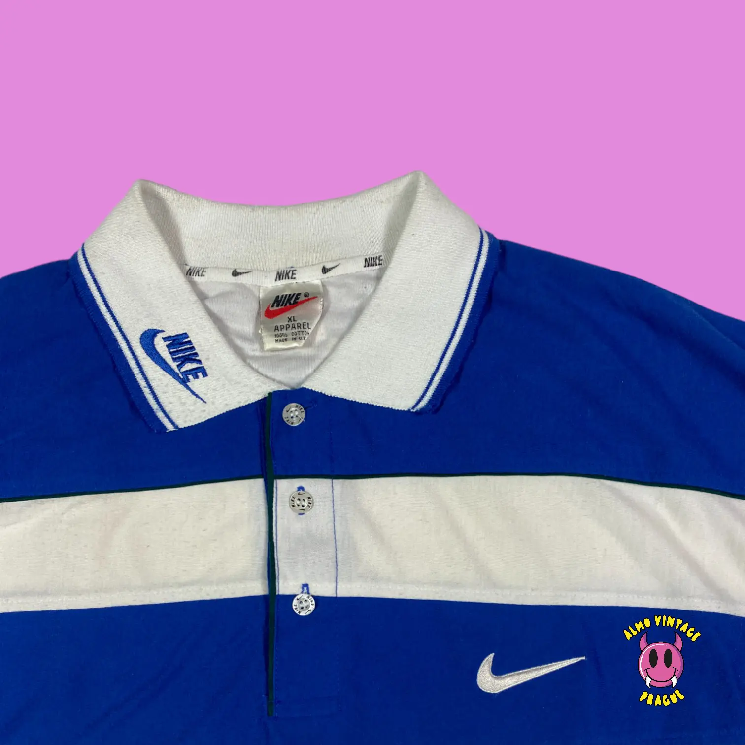 Vintage Nike Polo XLarge - Image 2